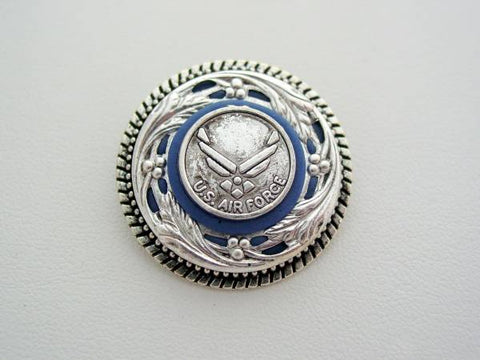 United States Air Force Brooch, Art Nouveau Style, Air Force Brooch, Military Brooch, Layered Filigree, Unique Brooch