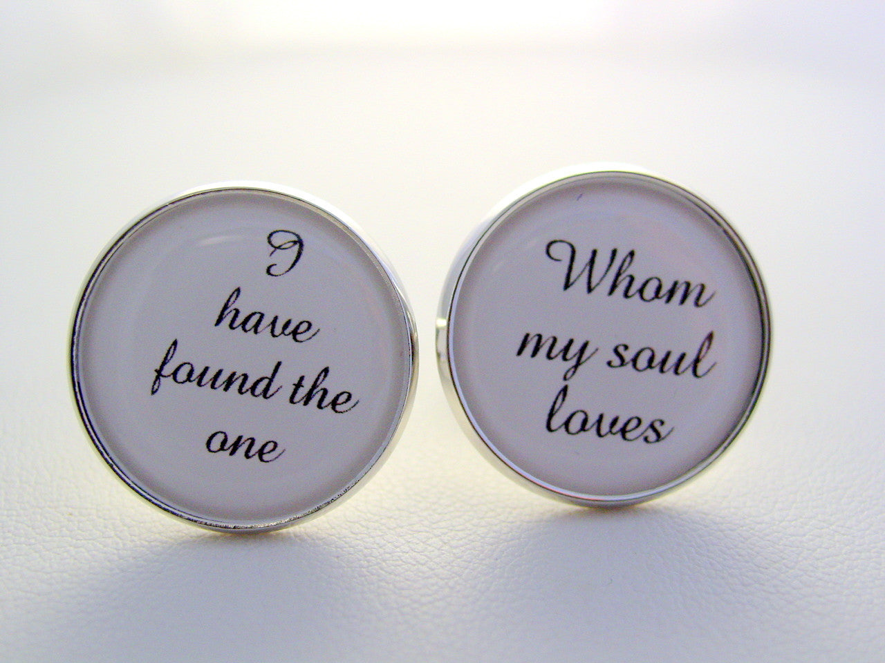 Wedding Anniversary Gift To Groom From Bride I Have Found The One I Love Cufflinks