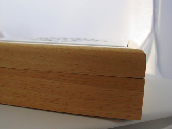 Natural Wood Fathers Day Gift Anyone Can Be A Father But It Takes Someone Special To Be A Dad Tiled Memory Bureau Box