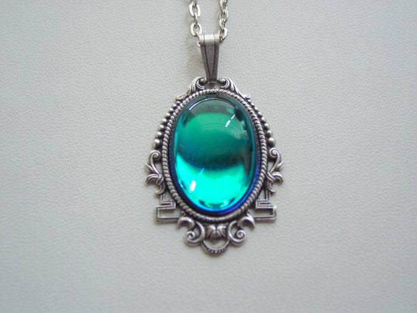 Bermuda Blue Necklace, Art Deco Necklace