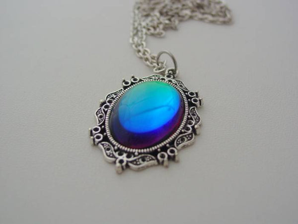 Bermuda Blue Necklace Colors of the Rainbow Necklace