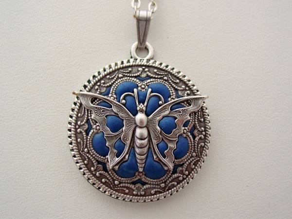 Unique Victorian Butterfly Pendant, Victorian Butterfly Necklace, Unique Butterfly Necklace