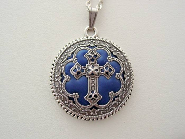 Unique Victorian Filigree Cross Pendant, Victorian Cross Necklace, Unique Christian Necklace, Religious Pendant