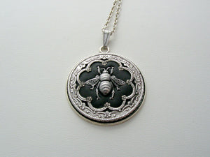 Victorian Queen Bee Layered Filigree Necklace