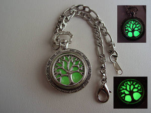Tree Of Live Charm Bracelet Green Glow In The Dark Family Tree Of Life Charm Bracelet