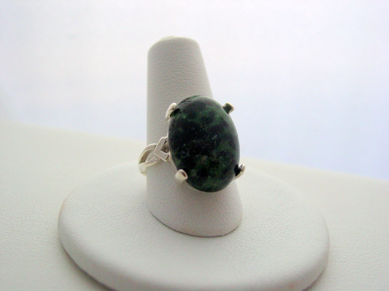 Zoisite Ruby Gemstone Natural Polished Sterling Silver Ring Bezel Ring Sizes 6 thru 8